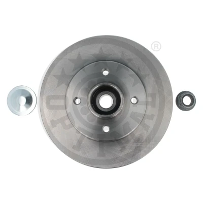 Imagen de OPTIMAL 702352BS2 Disco de freno 238 8 4/4 100 macizo revestido con cojinete rueda incorporado, sensor ABS incorporado RENAULT: CLIO 2