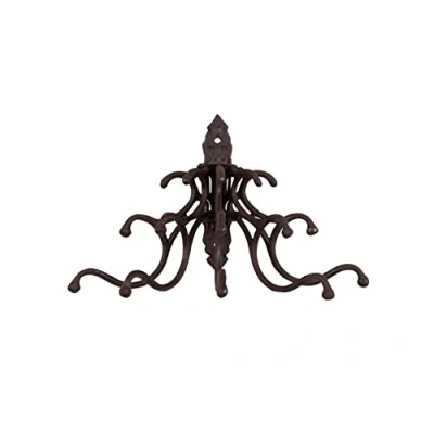Imagen de Creative Co op Cast Iron Wall Hooks, Rust