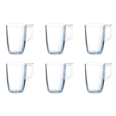 Imagen de Arcoroc VOLUTO Caja 6 Mugs Vidrio 32Cl