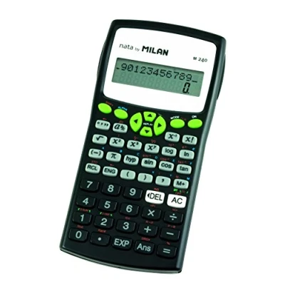 Imagen de Blíster calculadora científica M240 con Funda Verde