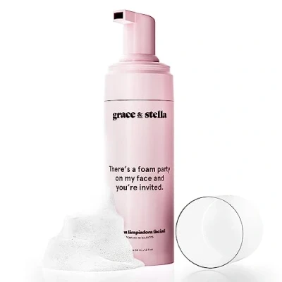 Imagen de Grace and Stella Limpiador Facial (60 ml) Piel Sensible Espuma Limpiadora Vegana Desmaquillante Hidratante Seca Skincare Cuidado