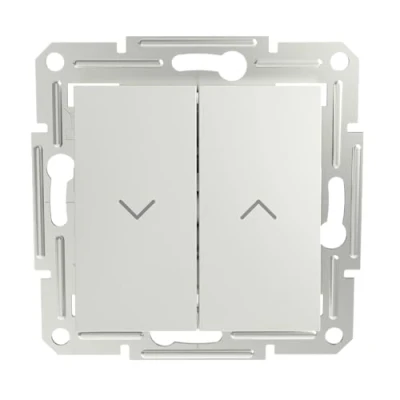 Imagen de Schneider Electric Asfora EPH1370521D Interruptor de persiana (10 A, 250 V, LED, empotrable, con lamas), color blanco
