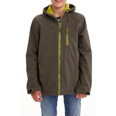 Imagen de Killtec Boys Chaqueta Softshell con capucha Jacke, verde, 164, 37768 000