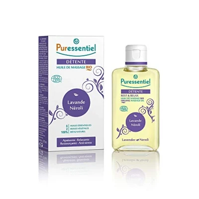 Imagen de Puressentiel Sueño y Relax Aceite de masaje con 6 aceites esenciales, Lavanda Neroli, Bio origen natural, para relajarse descansar, 100 ml