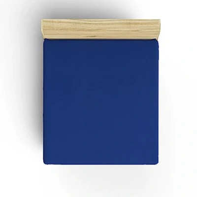 Imagen de Sábana bajera ajustable individual 90x200 Azul oscuro