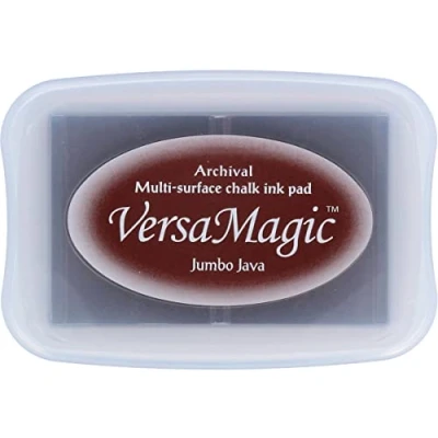 Imagen de Tsukineko Versamagic Ink Pads tizas para Tacos de Billar Finish Almohadilla Tinta, Jambo, Jumbo Java, Talla única