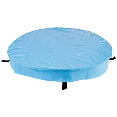 Imagen de TRIXIE Cubierta Rectangular, azul petróleo/gris para la Piscina Perro Perros