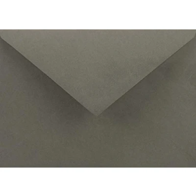 Imagen de Netuno 100x sobres de colores grises oscuros DIN C6 114x162mm 115g Sirio Color Anthracite solapa engomada puntiaguda sin ventana para invitaciones Navidad tarjetas boda cartas dinero bricolaje fiestas