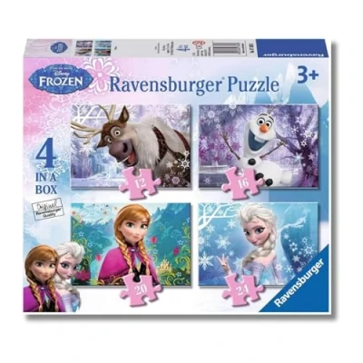 Imagen de Ravensburger Puzzle: Frozen, Elsa, Puzzle 3 años o Más, Puzles Niños Años, Rompecabezas Niños, Regalo Niño Puzzle, 4 puzzles infantiles