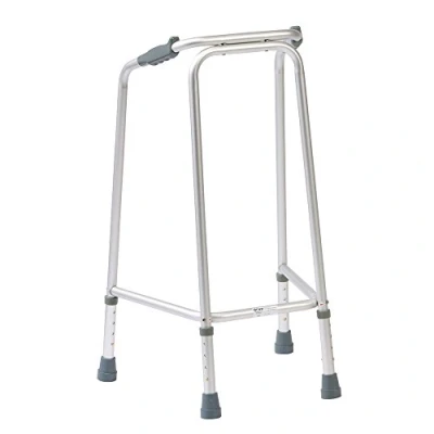 Imagen de Drive DeVilbiss N73296 Bastidor para caminar estrecho (altura ajustable, tamaño mediano, equivalente a la reducción del IVA en el Reino Unido)