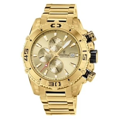Imagen de Festina Timeless Chrono Hombres Reloj Oro F20492/1