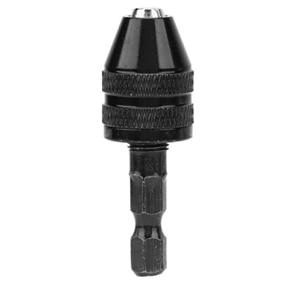 Imagen de Mandril de Taladro Eléctrico Tres Mordazas Mango Hexagonal 1/4 Pulgada Convertidor Adaptador Cambio Rápido En Miniatura Mini Accesorios
