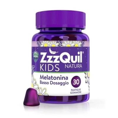 Imagen de ZzzQuil Natura Kids Melatonin Gummy Integratore per Dormire, 30 Gommose