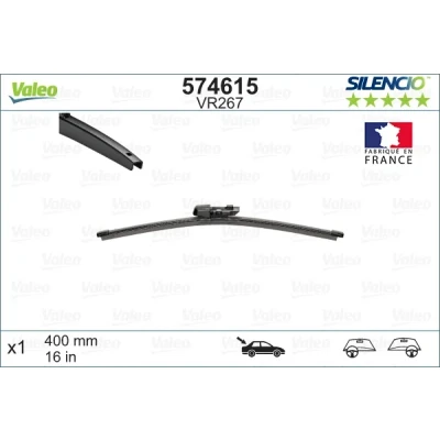 Imagen de Limpiaparabrisas Valeo Silencio X.trm 574615 400mm posterior Sin marco SKODA: Superb II Familiar, Octavia 3 Schrägheck, Rapid Spaceback