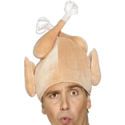 Imagen de Smiffys Gorro de pavo, Beige