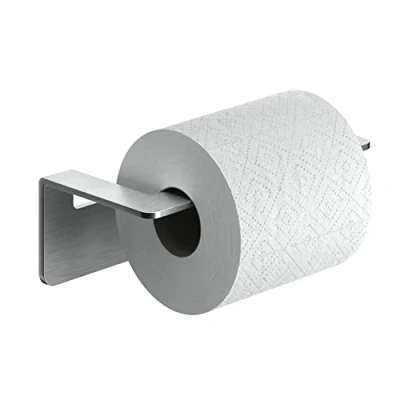 Imagen de WEISSENSTEIN Portarrollos baño Adhesivo Soporte Papel higienico Acero Inoxidable Pared Sin Taladrar