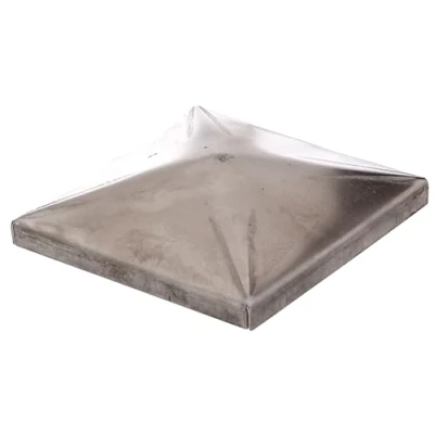 Imagen de Alberts 866969 Capuchón Para poste postes metálicos hexagonales, soldar, Acero, 100 x mm, Juego de 10