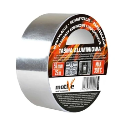 Imagen de AGROHIT Cinta de aluminio 350 C, rollo autoadhesivo 50 mm/25 m o mm/50 m.