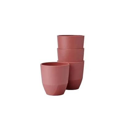 Imagen de Mepal Vaso Silueta 4 piezas Taza de té y café Apta para lavavajillas microondas Vajilla 200 ml Vivid mauve