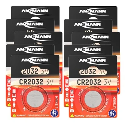 Imagen de Ansmann CR2032 Pilas Tipo Moneda (10 Unidades)