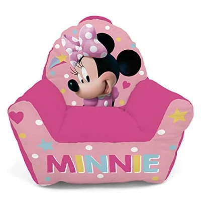 Imagen de ARDITEX Sillón Infantil Minnie Mouse, Sofá Orejero Tacto Suave 52 x 48 51 cm