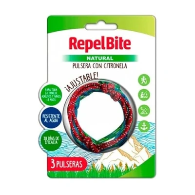 Imagen de Repel Bite Natural Pulsera De Cuerda Con Citronela 3 Unidades