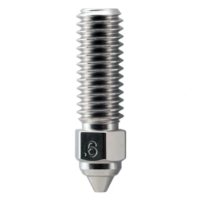 Imagen de Micro Swiss Brass Plated Wear Resistant Nozzle for Creality K1, K1 Max, CR M4 0.6mm