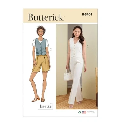 Imagen de Butterick B6901A5 Ropa deportiva para mujer A5 (6 8 10 12 14)