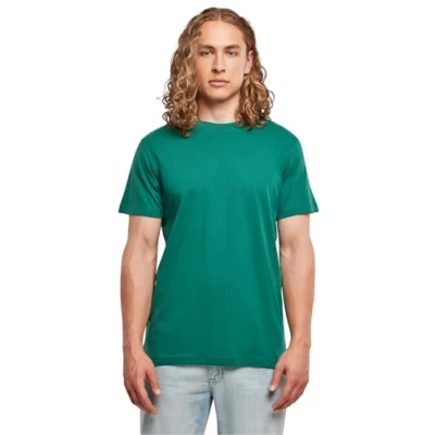 Imagen de Build Your Brand Basic Round Neck T Shirt Camiseta, Verde, S para Hombre
