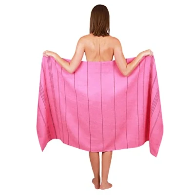 Imagen de Betz Lines XXL Toalla de baño Playa Grande Sauna algodón 100% Tumbona 90x180 cm Turquesa