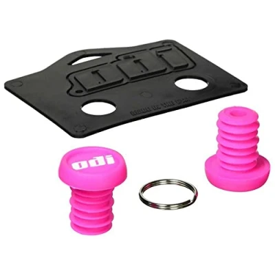 Imagen de ODI Bar End endkappen BMX Accesorio para Bombas de Bicicletas, Color Rosa, Talla Standard