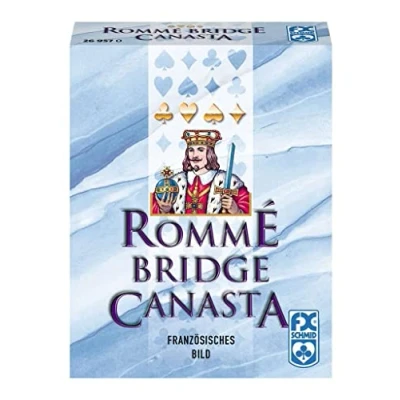 Imagen de Ravensburger 26957 Rummy Bridge Canasta, Juegos de Cartas a Partir 8 años, clásico