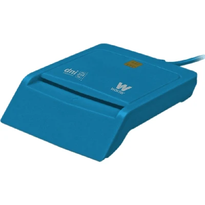 Imagen de Lector DNI electrónico Woxter PE26 143, LED, Azul