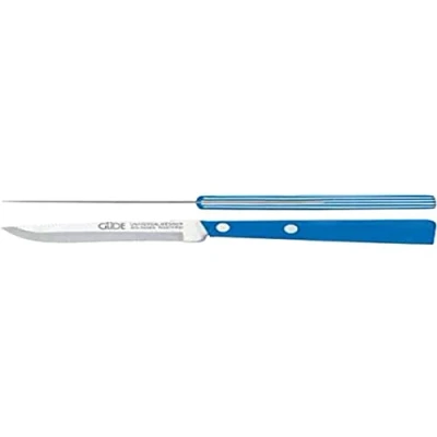 Imagen de Güde 9900/10 B Solingen Cuchillo Multiusos Filo de Sierra, 10 cm, Uni, Pom, Chrome Steel, Blanco/Azul
