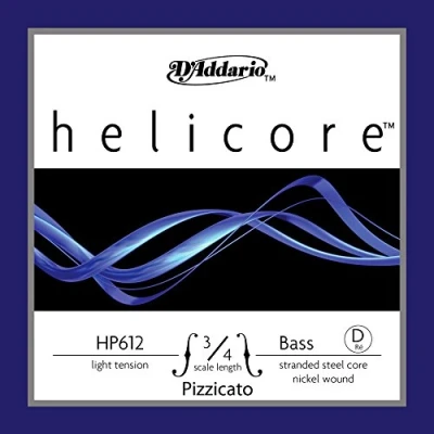 Imagen de D&#039;Addario Helicore 3/4 Scale Light Tension Pizzicato Bass Single D String