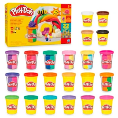 Imagen de Play Doh, Súper Pack de Colores con 22 Botes, Manualidades Infantiles