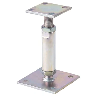 Imagen de Alberts 212391 Anclaje para postes, De Altura regulable, atornillar, Galvanizado, pasivado con capa gruesa, 150 190 mm