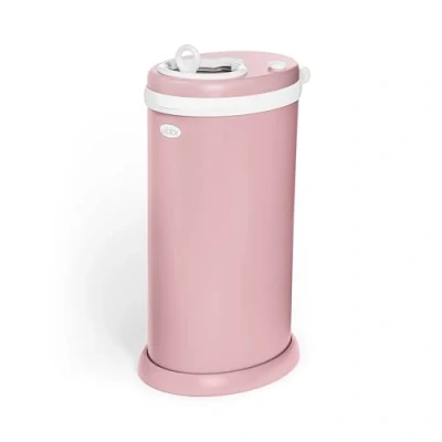 Imagen de Ubbi Cubo de acero inoxidable para pañales, bloqueo olores, no requiere bolsa especial, galardonado, imprescindible lista regalos, morado (Fig Blossom)