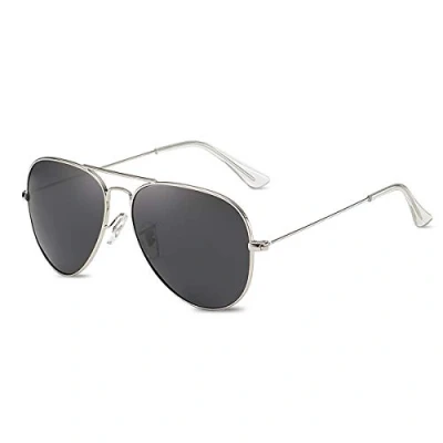 Imagen de LumiSyne Retro Gafas De Sol Para Hombre Mujer Estilo Piloto Polarizadas Protección UV 400 Lente Espejo Marco Metal Conducir Viajar