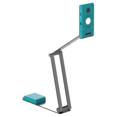 Imagen de IRIScan Visualizer Webcam Cámara de documentos V7: 4K UltraHD 13MP, 4 en 1, Visualizador, escáner A3, documentos, conferencias web, aprendizaje a distancia, AI Micro, LED, USB, Win Mac