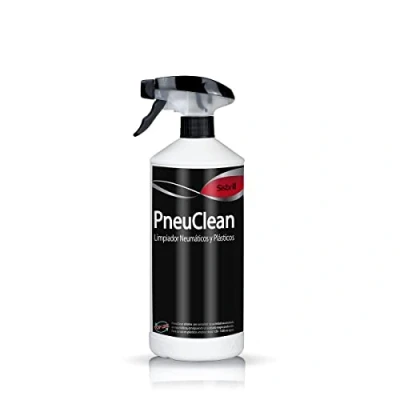 Imagen de Sisbrill PneuClean, Limpiador Concentrado de Neumáticos y Plásticos Exteriores Acabado Mate 1 Litro