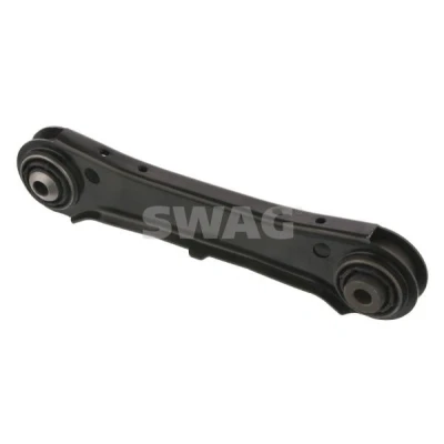 Imagen de SWAG 20 93 6402 Barra oscilante, suspensión de ruedas con apoyo Eje trasero, derecha, arriba, delante Brazo oscilante transversal Chapa acero