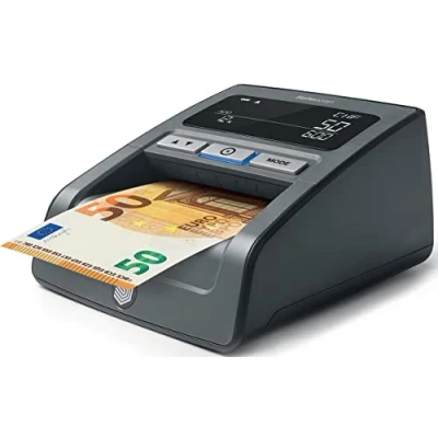 Imagen de Safescan 155 S Black Detector automático de billetes falsos para una seguridad del 100%, Color Negro, 15.9 x 12.8 8.3 cm