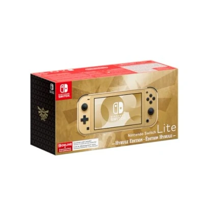 Imagen de Nintendo Switch Lite: Hyrule Edition + 12 Months NSO
