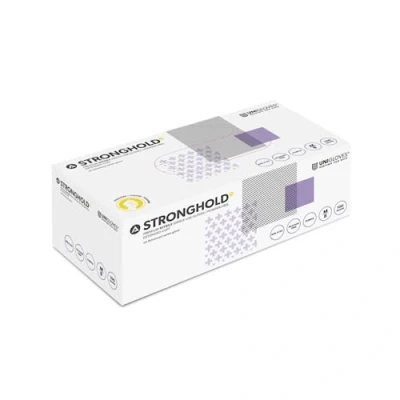 Imagen de UNIGLOVES Paragon+ Advanced GL0001 Guantes de puños largos, nitrilo, color morado 50 unidades