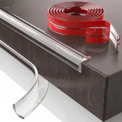 Imagen de Protectores para Esquinas y Bordes, Cobertura Suave 2/4/6 Metros 4 Protector de Esquinas, Muebles Pre Adhesivo Tira Proteger Bebe