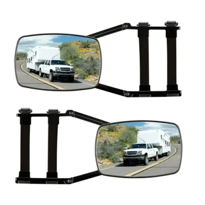 Imagen de WilTec Espejo retrovisor para Caravana Universal 190x120mm, 2 Unidades, complementario Plegable