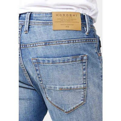 Imagen de Pantalón largo denim straigth regular fit color Azul para Hombre