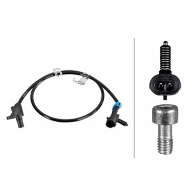 Imagen de HELLA 6PU 358 219 181 Sensor de ABS con pinza/grapa impulsos 2 770