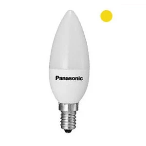 Imagen de Bombilla LED E14 C35 Panasonic Luz Cálida Vela Mate (4W)